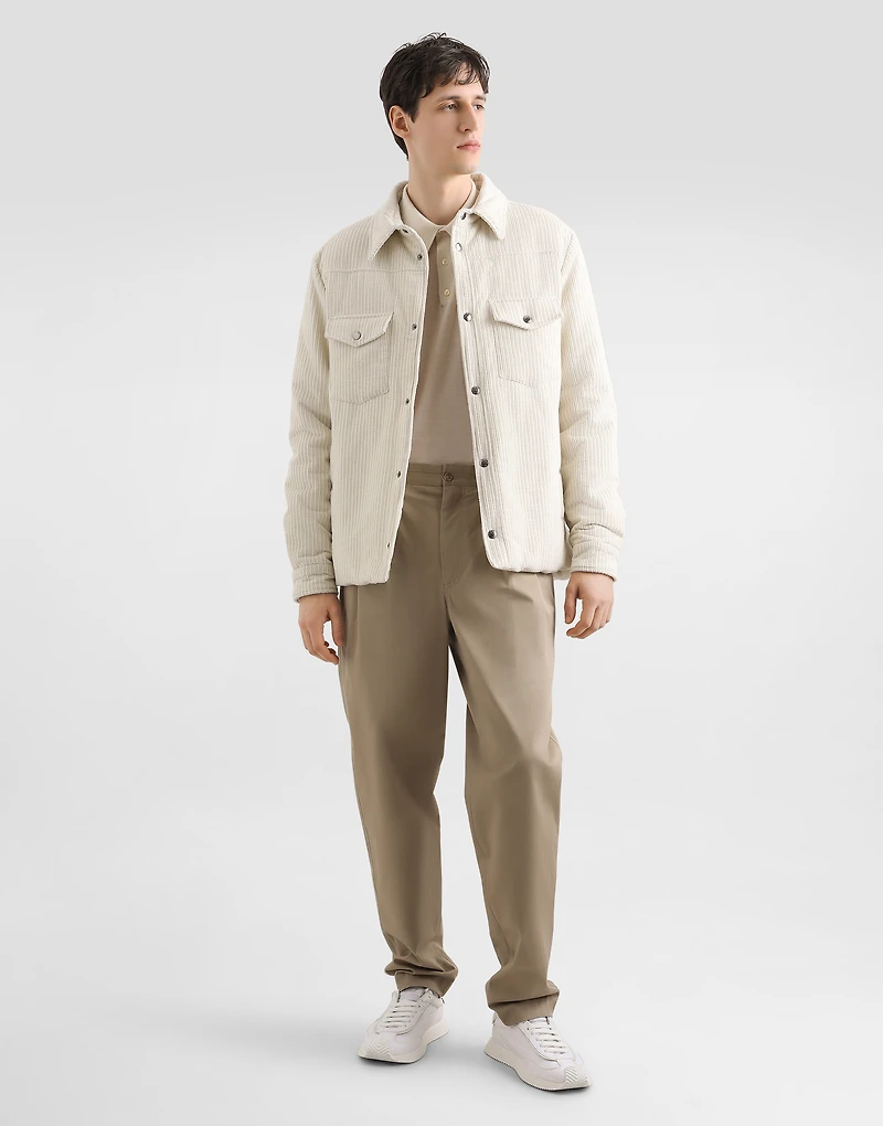 Gabardine trousers