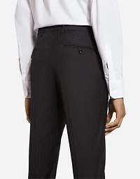 Pinstripe double-breasted Martini-fit suit