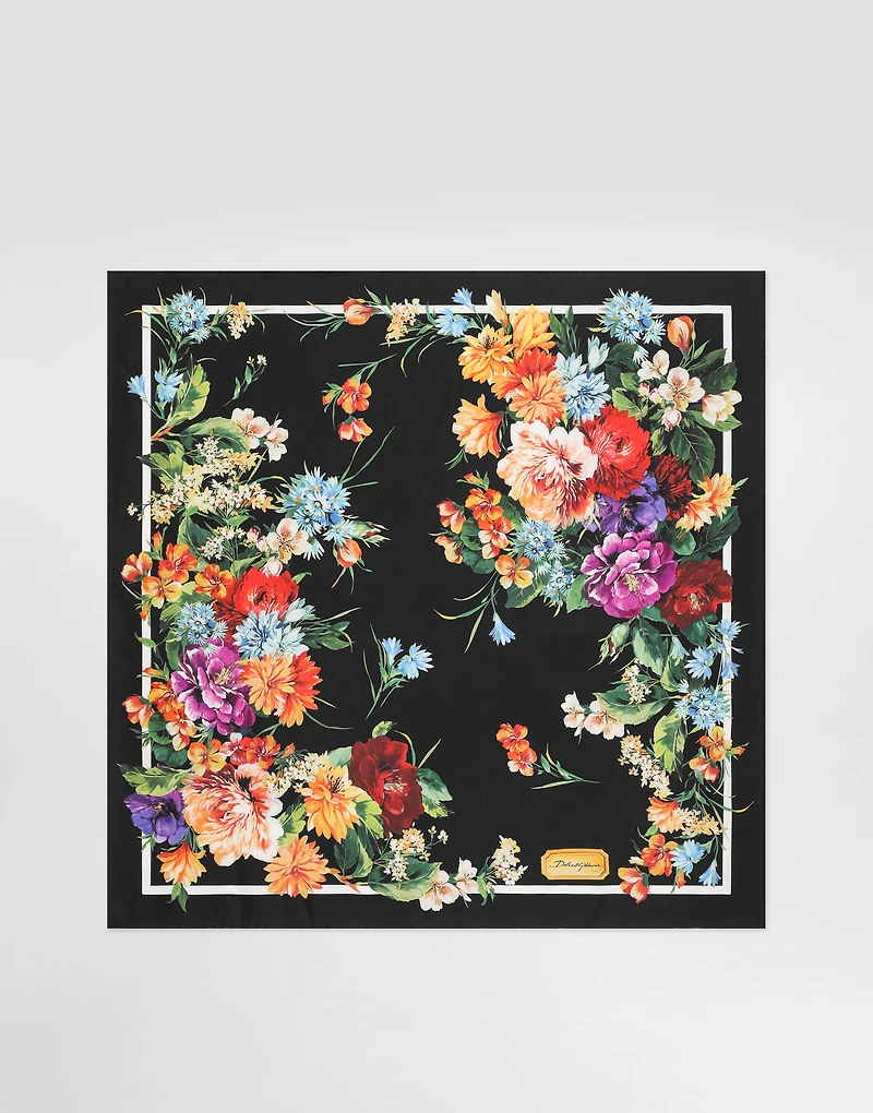 70x70 silk twill foulard