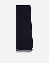 Wool jacquard scarf with Dolce&Gabbana logo