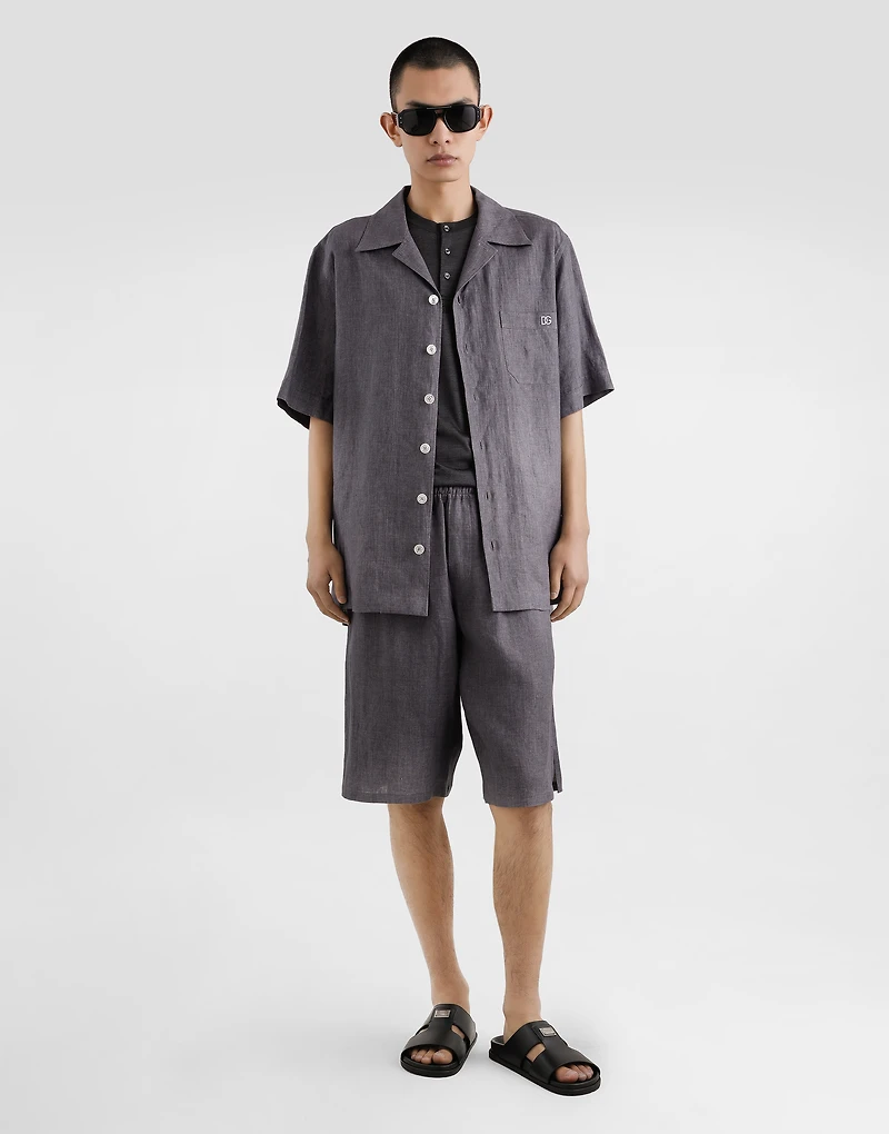 Hawaii linen canvas shirt