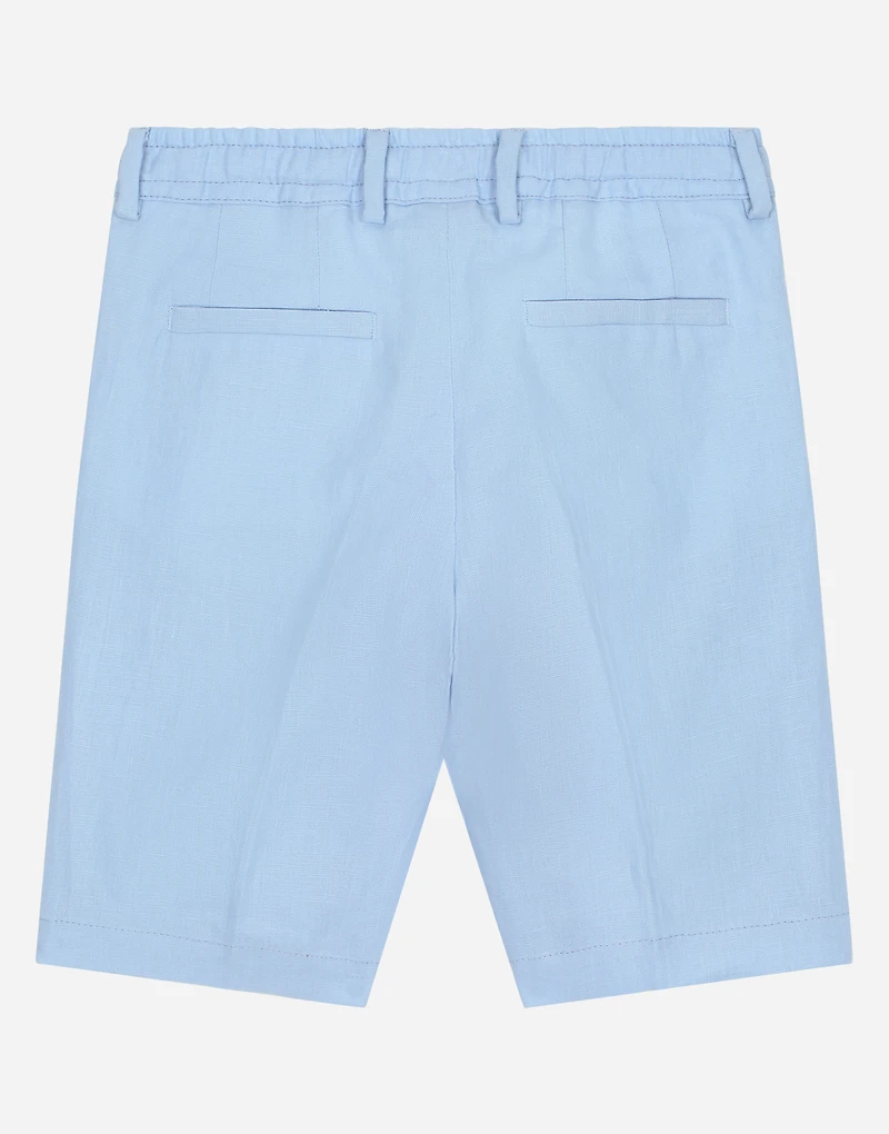 Linen single-breasted suit