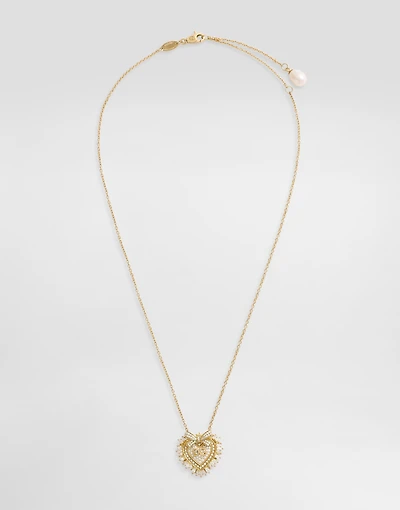 Devotion Necklace 18 carat yellow gold and diamonds   