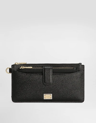 Dauphine calfskin card holder