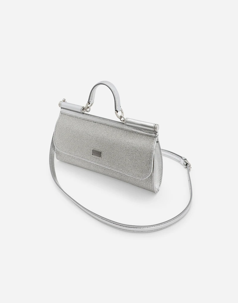  Satin Sicily bag with fusible rhinestones