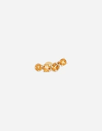 Single Rainbow Monochrome Earring
 18-carat yellow gold and citrines