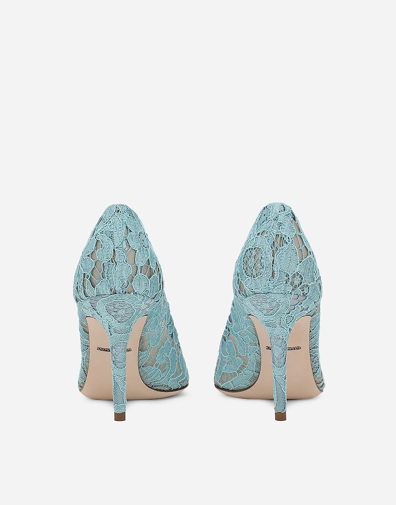 Pump Taormina lace with crystals