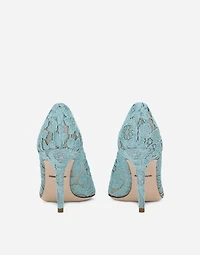 Pump Taormina lace with crystals