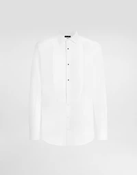 Gold fit tuxedo shirt cotton poplin