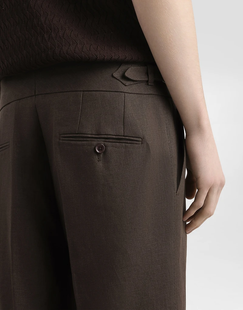 Classic linen trousers
