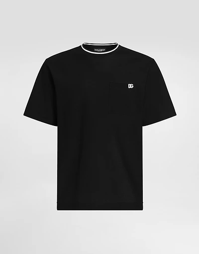 Cotton piqué t-shirt