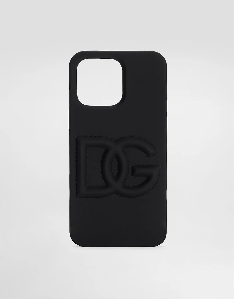 Rubber iPhone 14 Pro Max Cover with DG logo