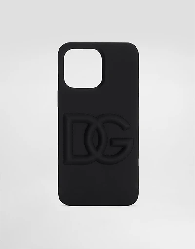 Rubber iPhone 14 Pro Max Cover with DG logo