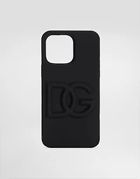 Rubber iPhone 14 Pro Max Cover with DG logo