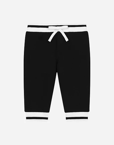 Jersey jogging pants with Dolce&Gabbana logo