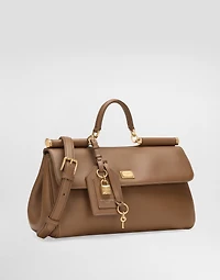 My Sicily handbag in plongé calfskin