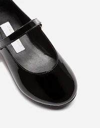 Patent leather mary jane ballet flats