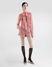 Raschel tweed shorts