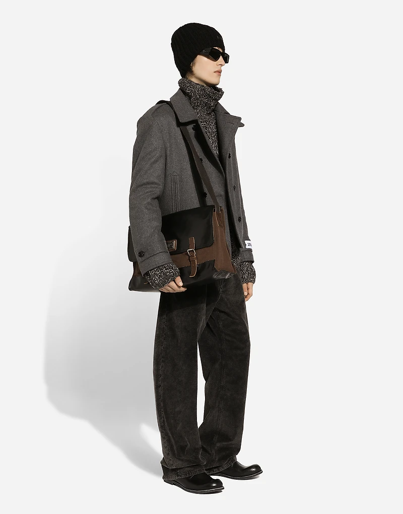Oversize velvet pants
