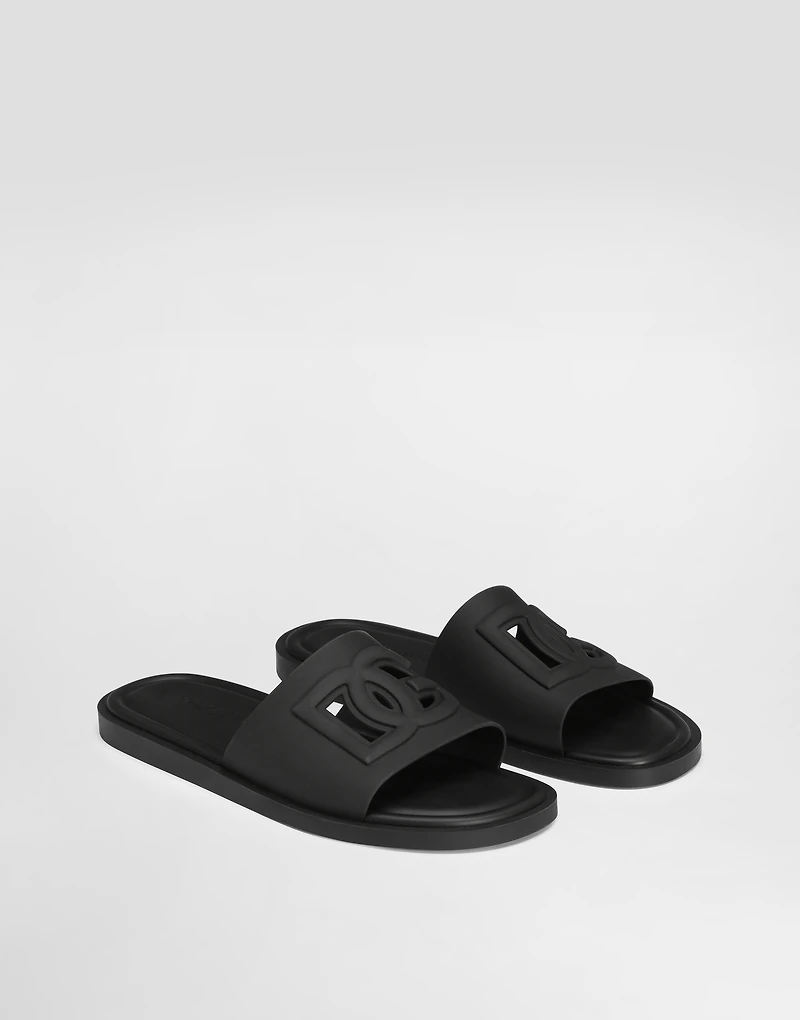Rubber beachwear sliders