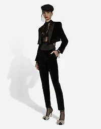 Velvet Spencer tuxedo jacket