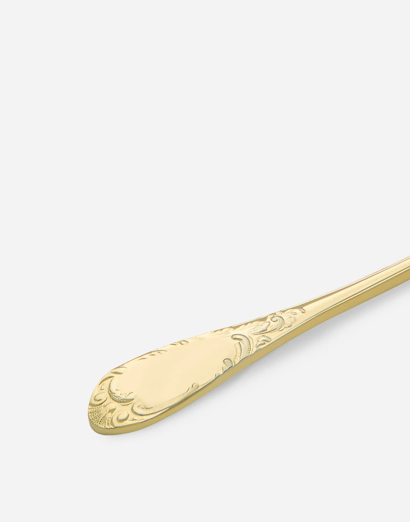 24k Gold Plated Soup Spoon