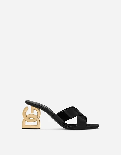 Patent leather 3.5 mules