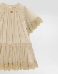 Lurex tulle dress