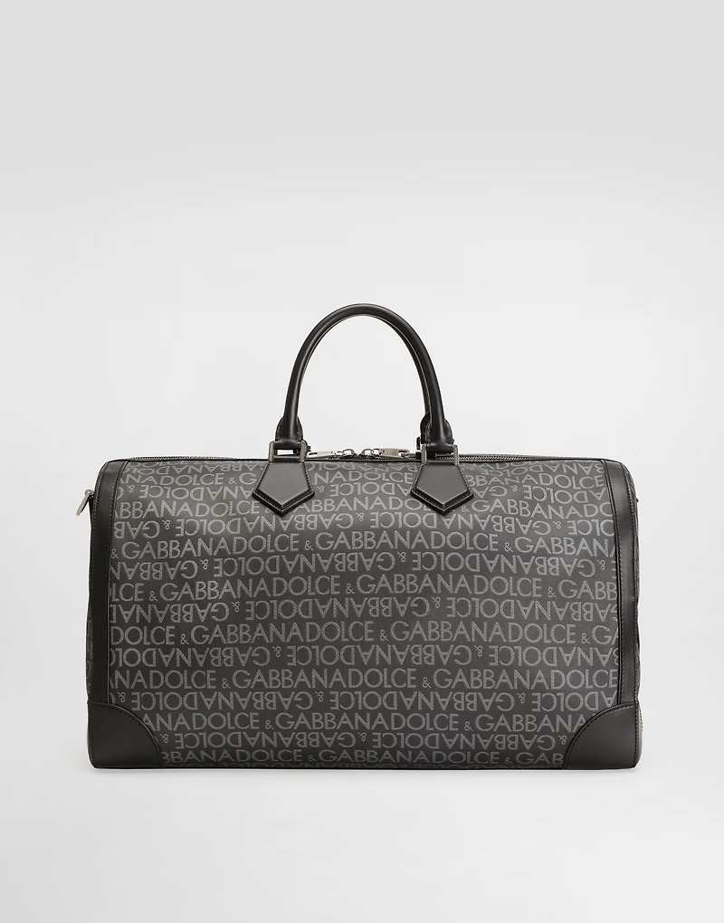 Printed jacquard holdall