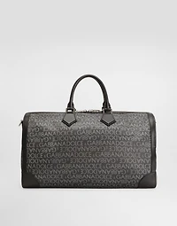 Printed jacquard holdall