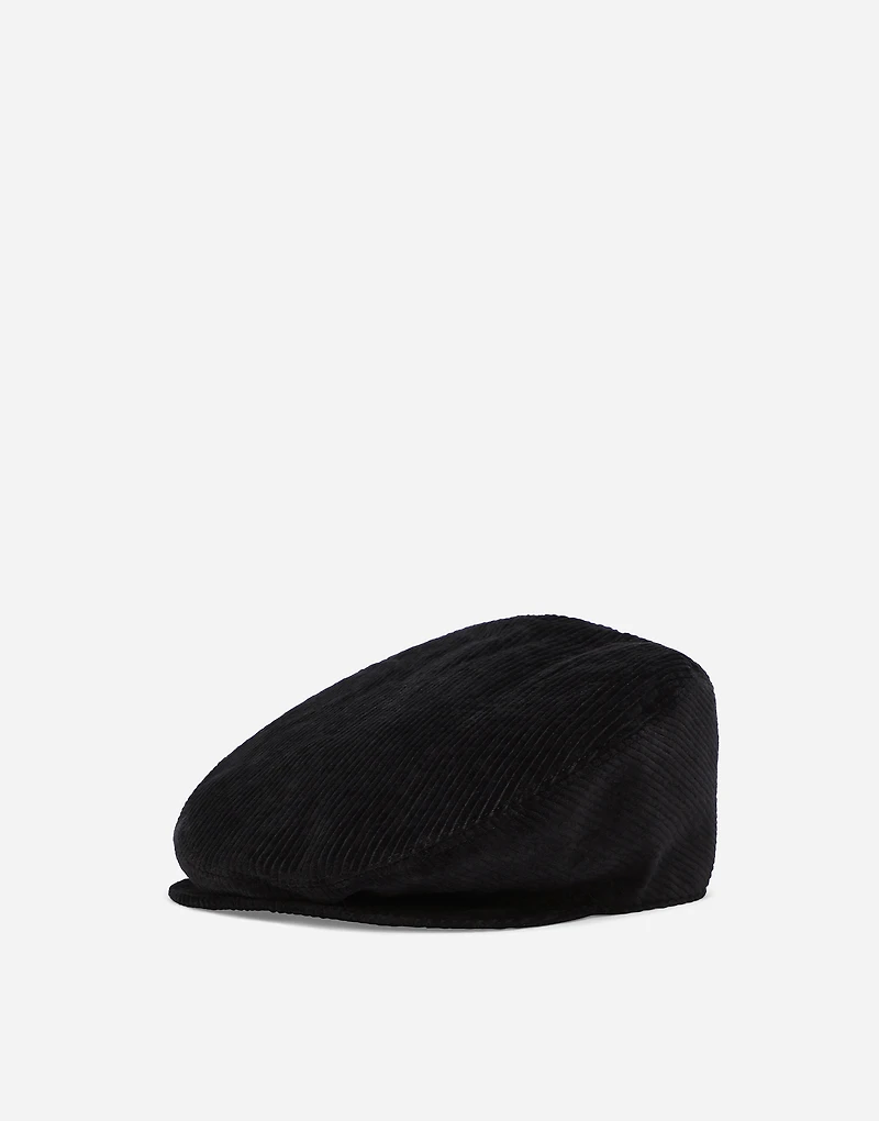 Needlecord flat cap