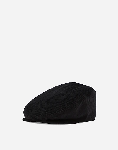 Needlecord flat cap
