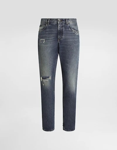 Regular cotton jeans