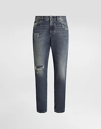 Regular cotton jeans