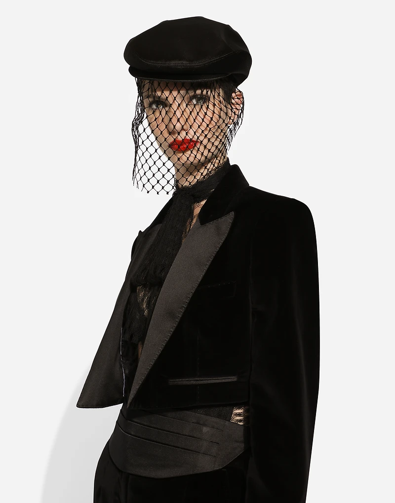 Velvet Spencer tuxedo jacket