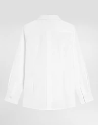 Poplin shirt with DG embroidery