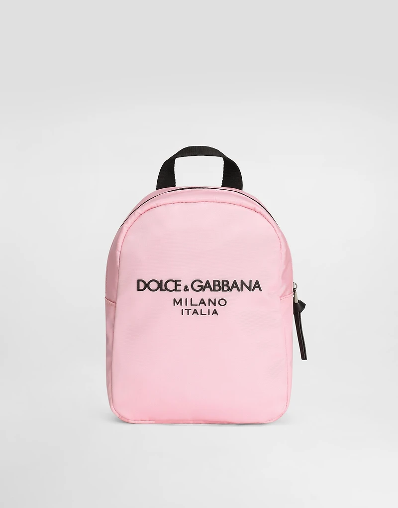 Nylon backpack with Dolce&Gabbana logo