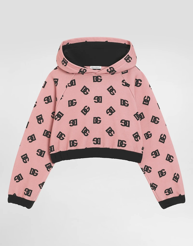 Hoodie with DG logo print