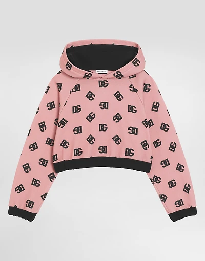 Hoodie with DG logo print