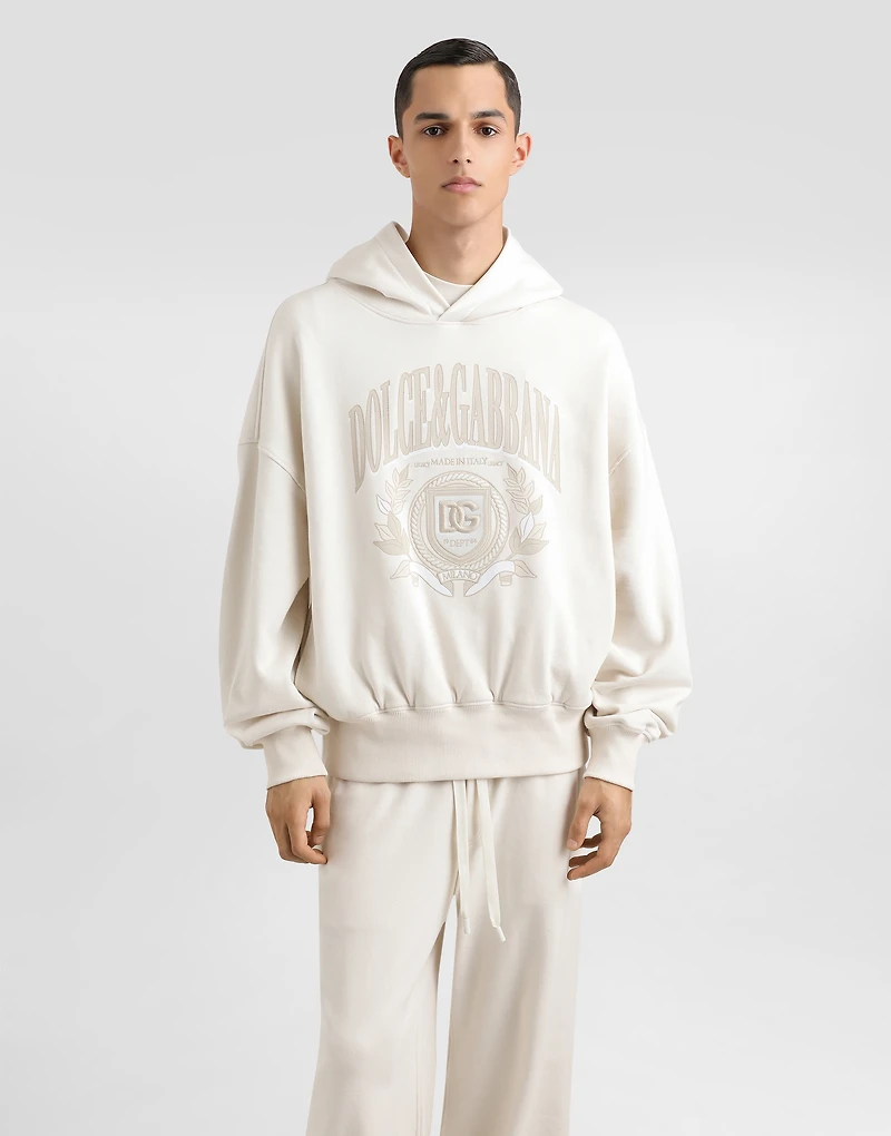 Hoodie with embroidery
