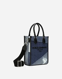 Small patchwork denim bag