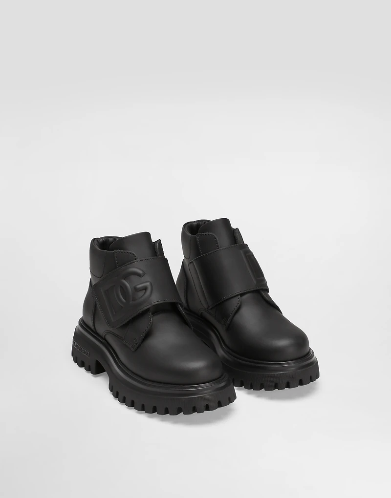 Nappa calfskin ankle boots