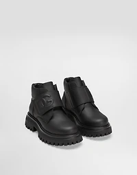 Nappa calfskin ankle boots
