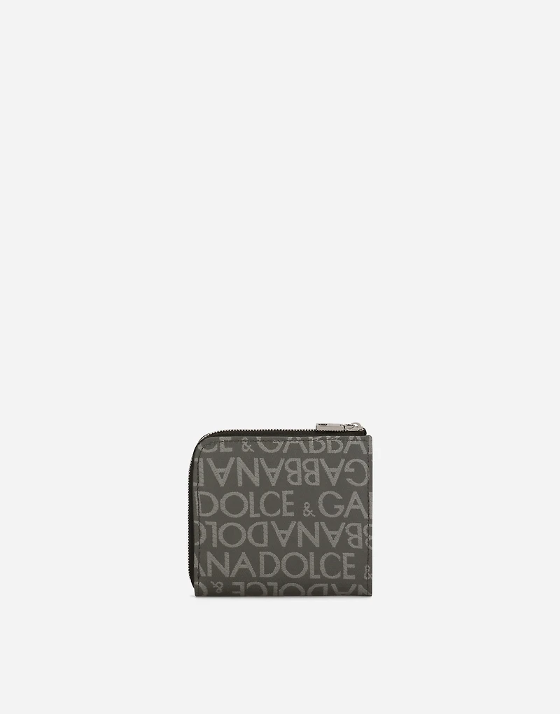 Coated jacquard card holder