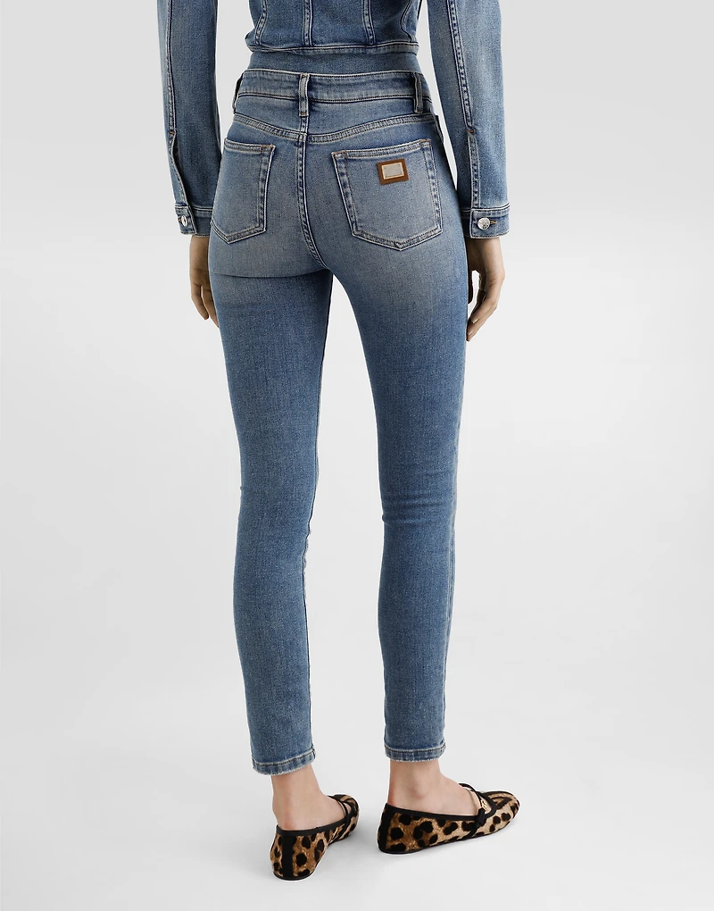 Skinny denim jeans