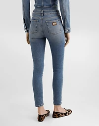 Skinny denim jeans