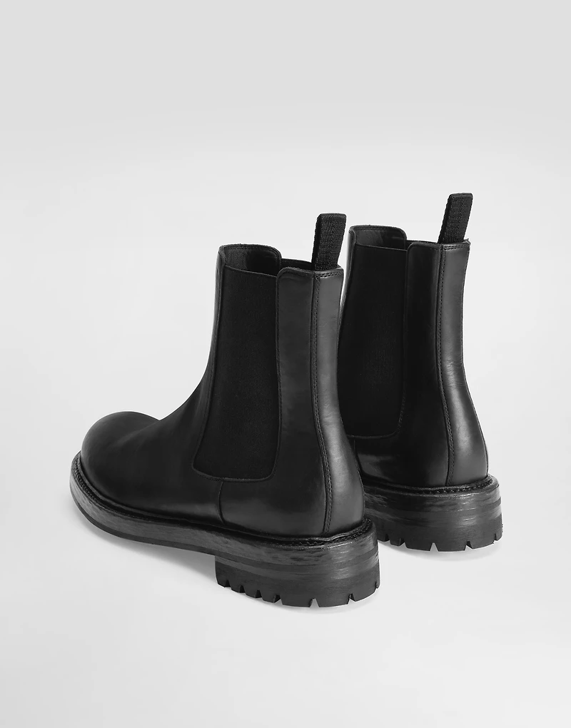 Calfskin beatles boots