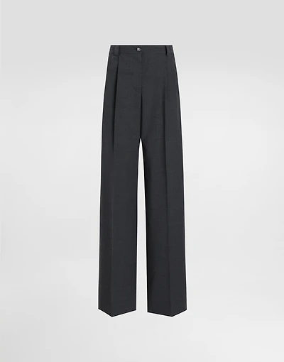 Wool fabric pants