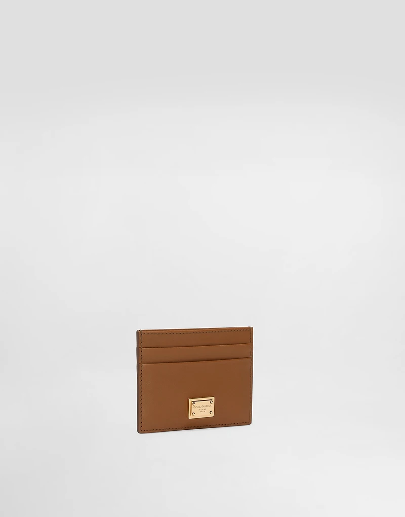 Plongé calfskin card holder