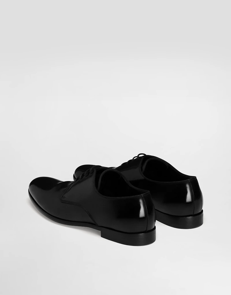 Brushed calfskin Derby shoes